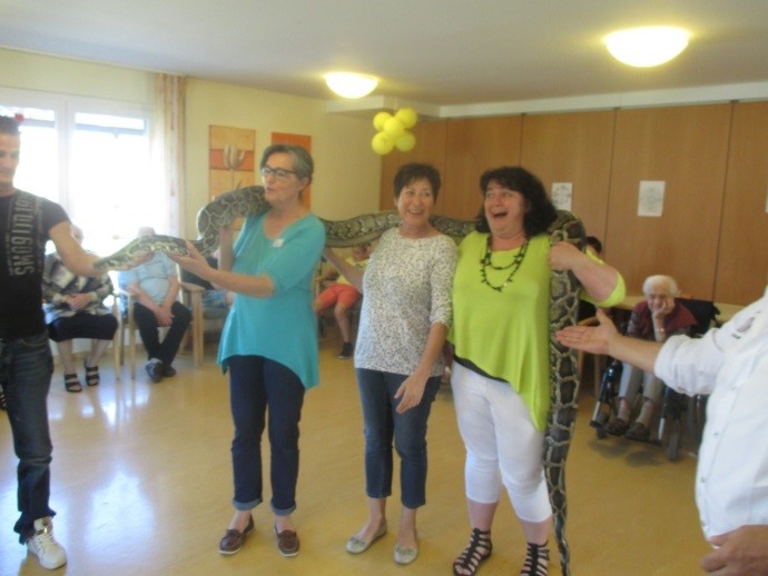 Schulzoo im Pflegeheim Haus Zellertal