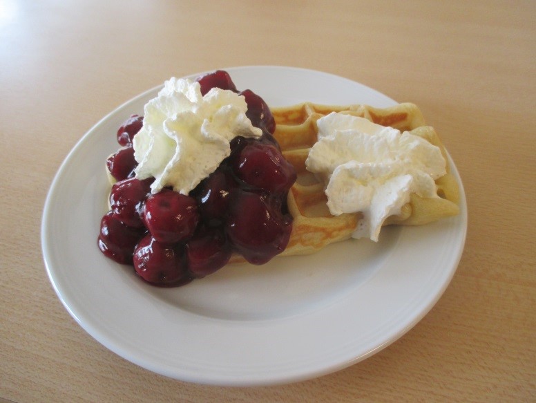 Waffeln backen