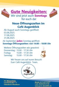 Café Augenblick in Enkenbach-Alsenborn am MennoHeim