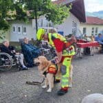 Ein wunderbares Highlight: Besuch der Rettungshundestaffeln