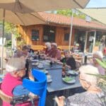 Ein goldener Septembertag am Café Waldblick