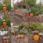 Kreative Kürbiszeit im Diakonissenhaus am Stadtpark: unsere Bewohner:innen gestalten den Innenhof für Halloween